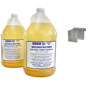 GALLON KIT FOR AUTO OILERS + 2 GALLONS OF OIL (HANGING STYLE BRACKET) - Whitaker Brothers